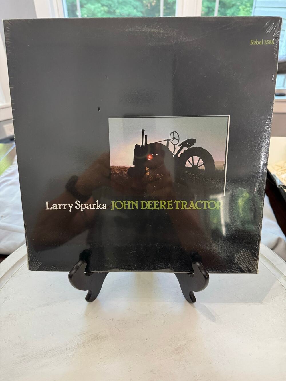 Lary Sparks Jon Deere Tractor LP Rebel 1588 Vinyl Rare Bluegrass Factory Sealed